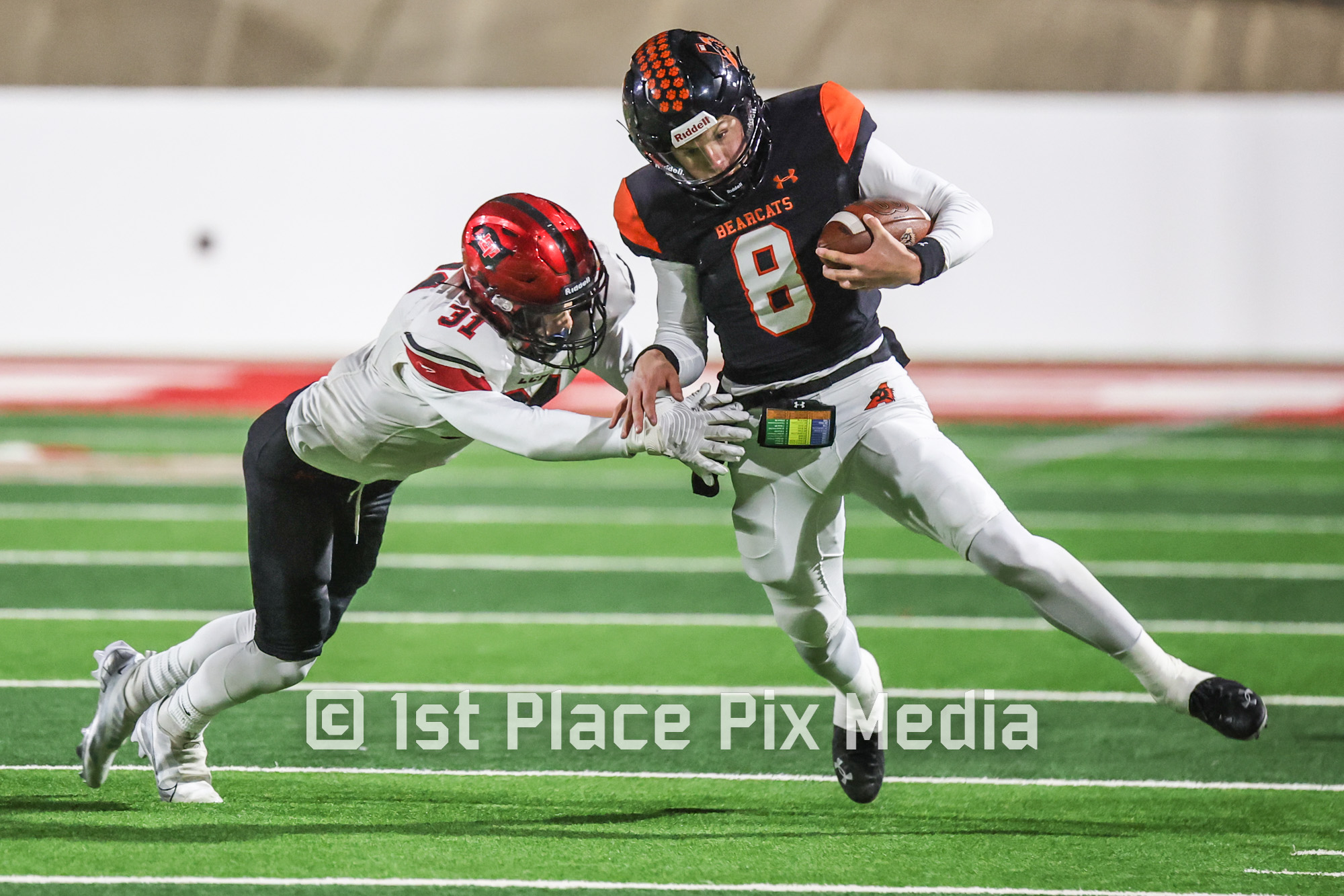 Quarterback Hauss Hejny had two touchdown runs in the win over Lubbock Cooper.